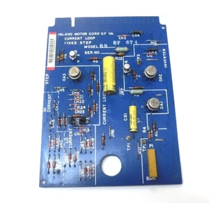INLAND MOTOR CORP. PC BOARD 33528-2 MODEL 89 CURRENT LOOP CARD FIXED STEP - Picture 1 of 7