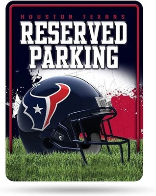 Houston Texans Metal Wall Parking Sign, 8.5x11 Inch, Primary Design, Great... - Image 1 of 2