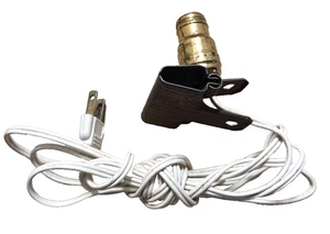 Vintage electric plug in reading light clip ESTERBROOK helped past world see - Picture 1 of 5
