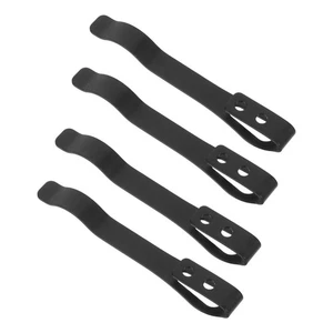  4 Stück Edelstahl Back Jacket Taschenlampe Gear Clip Mini Tasche - Bild 1 von 17