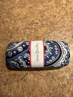 Estuche para gafas Vera Bradley azul marino con cubierta dura Foto 1 de 3