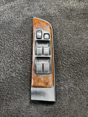 Interruptor de control de ventana eléctrica Nissan Pathfinder Master 2001-2004 OEM madera Foto 1 de 4