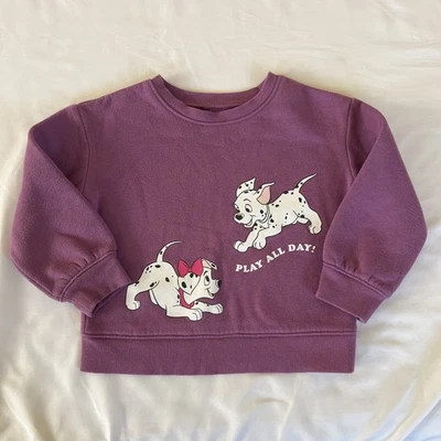 Disney Jumping Beans Toddler Girl 3T 101 Dalmatians Play All Day Sweatshirt - Image 1 of 4