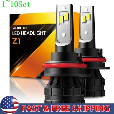 Ultra 9007 HB5 LED Bright Headlight Bulb Lamps High Low Beam 20000LM 1-10Set - Image 1 of 4