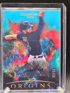 Panini Chronicles Origins 2022 Connor Wong novato automático #OA-CW azul paralelo/25 - Imagen 1 de 2