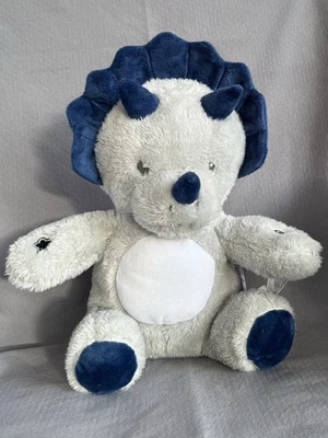 DreamGro Luces y Canción de Cuna Chupete Felpa Colgador de Cuna, Azul y Gris Dinosaurio Lovey Foto 1 de 4