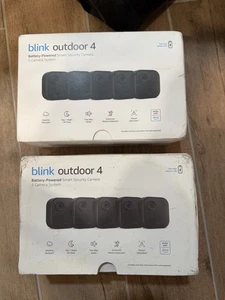 New Blink Outdoor 4th Gen Smart 5 Camera System Home Security - Picture 1 of 3