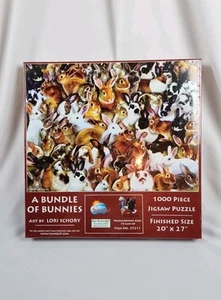 Sunsout A Bundle Of Bunnies 1000 Piece Jigsaw Puzzle New - Picture 1 of 5