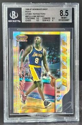 Kobe Bryant 1996 Bowman's Best DIE CUT Atomic Refractor ROOKIE Graded BGS 8.5 - Image 1 of 2