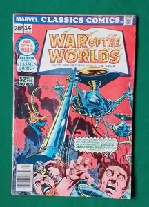 Marvel Classics Comics Volume 1 No. 14 1976 War Of The Worlds V. Good Condition - Foto 1 di 2