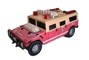 Vintage 2000 Tonka Fire Department Rescue Hummer Toy Truck Working Sounds Hasbro - Picture 1 of 6