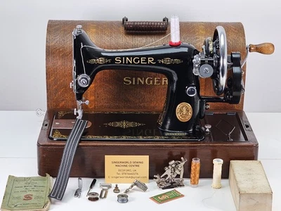 HeavyDuty 1935 Singer 99K Nähmaschine, gewartet, Garantie, für Leder, Stoff - Bild 1 von 4