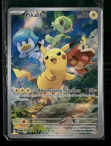 Pikachu SV: Scarlet & Violet Promo Cards #027 - Picture 1 of 2