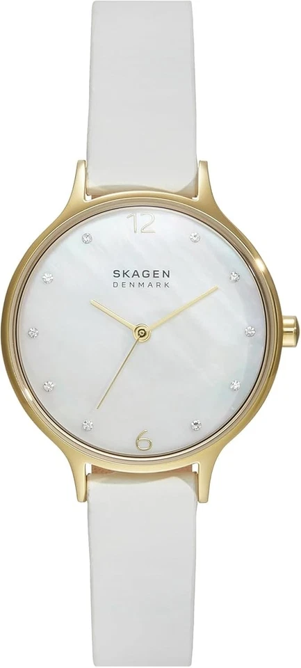 Skagen Watch ANITA LILLE Three-Hand SKW3138 Women's White