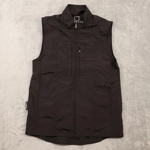 SCOTTeVEST Travel Vest Mens Small Black TEC Utility Zip Lightweight Pockets - Picture 1 of 22