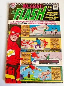 THE FLASH No 160 - April 1966 - 80 pg Giant Issue - Greatest Super-Speed Rivals - Picture 1 of 9