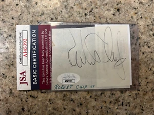 Robert Culp Autographed Cut Signature JSA Authentic - Picture 1 of 1