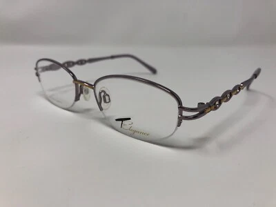 Monturas de gafas para mujer Tura Elegance TE205 lavanda oro 20k 50-18-130 A72 Foto 1 de 4