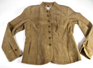 Live A Little Medium Jacke Damen Druckknopf Ledermantel gebraucht, in einwandfreiem Zustand - Bild 1 von 3