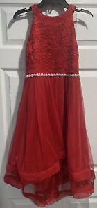 Las mejores ofertas en Vestidos sin mangas Rojo de plata para niñas | eBay