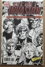 Secret Invasion Who Do You Trust? #1 Wizard Variant Cover Marvel Comics 2008
