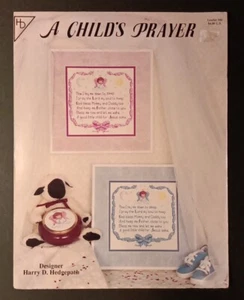 A CHILDS PRAYER Counted Cross Stitch By Harry D. Hedgepath - Picture 1 of 2