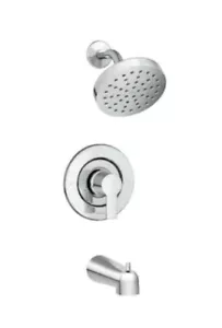 Grifo y válvula de ducha para bañera de 4 pulverizadores monomando Rinza Moen 82628, cromo, RÁPIDO - Imagen 1 de 2