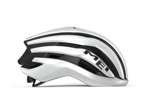 MET Trenta MIPS Road Cycling Helmet White Black Matte Glossy size LARGE - Picture 1 of 2