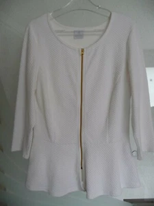 🌺tolle Damen Bluse🌺 Gr. 38 Schößchen weiß Business Feier Hochzeit NP 79,00 € - Bild 1 von 7