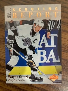 1995-96 Upper Deck #252 Wayne Gretzky Los Angeles Kings Scouting Report NrMt - Picture 1 of 2