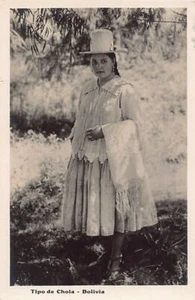 Bolivia - Tipo de Chola - FOTO POSTAL - Ed. Arno Hermanos - Picture 1 of 2
