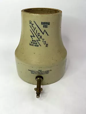 Antique Stoneware Revigator Radium Ore Water Jug Dispenser Pat Date 7-16-12 • 350$