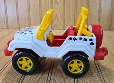 Jeep City Zoo Empire 2000 Juguete Vintage Blanco 8" Largo Camión Coche Buddy L Foto 1 de 4