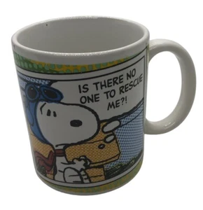 Peanuts Snoopy Mug 10 fl oz Pilot Ceramic Coffee Mug Gibson Charlie Brown - Picture 1 of 13