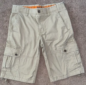 NWOT Boys Urban Pipeline Khaki Cargo Shorts Size 18 Regular Stretch Max Flex - Picture 1 of 3