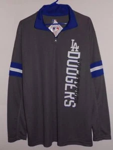 Los Angeles Dodgers lightweight quarter zip long sleeve jacket non hoodie NWT - Picture 1 of 5