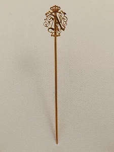 Antique WW1 Military Belgium Albert I Silver Lapel Pin Brooch - Picture 1 of 7