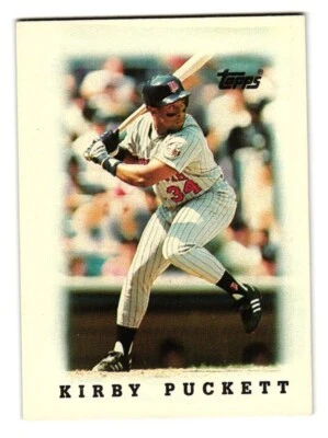 1988 Topps Major League Mini's Leaders # 23 Kirby Puckett Minnesota Twins - Image 1 of 2