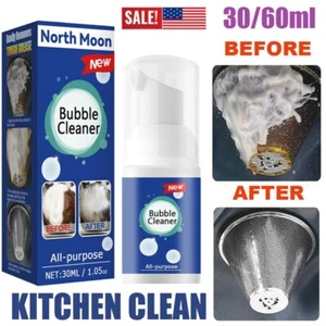 2x Multi Purpose Cleaning Bubble Cleaner Spray Foam Kitchen Grease Dirt Removal - Picture 1 of 15