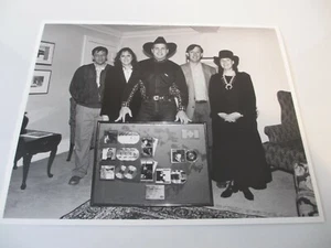 GARTH BROOKS original 8x10 photo receiving an award for record sales - Picture 1 of 1