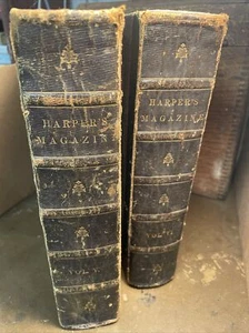 Harper's Monthly Magazine Volumes V & VI. 1852-1853 Charles Dickens Bleak House - Picture 1 of 12