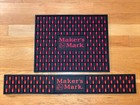 Makers Mark Extra Large Bar Serving Station Drip Mat & Rail Mat NEW!!