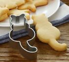 STAINLESS STEEL CAT BISCUIT CUTTER CAKE DECORATOR MOULD COOKIE TOOL MAKER SHAPER