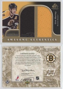 2005-06 SP Game Used Edition Awesome Authentics Duals /25 Glen Murray #DA-GM