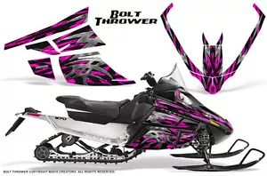 ARCTIC CAT F SERIES SNOWMOBILE GRAPHICS KIT CREATORX BOLT THROWER PINK - Bild 1 von 1