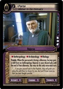 Star Trek CCG 2E Call To Arms Porta, Advisor to the Emissary 3R114 - Picture 1 of 1