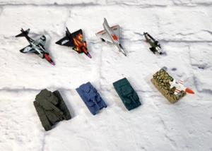 Lot of 8 Micro Machines  & Misc Brand Planes Jets Fighter Military US Army LOT - Picture 1 of 5