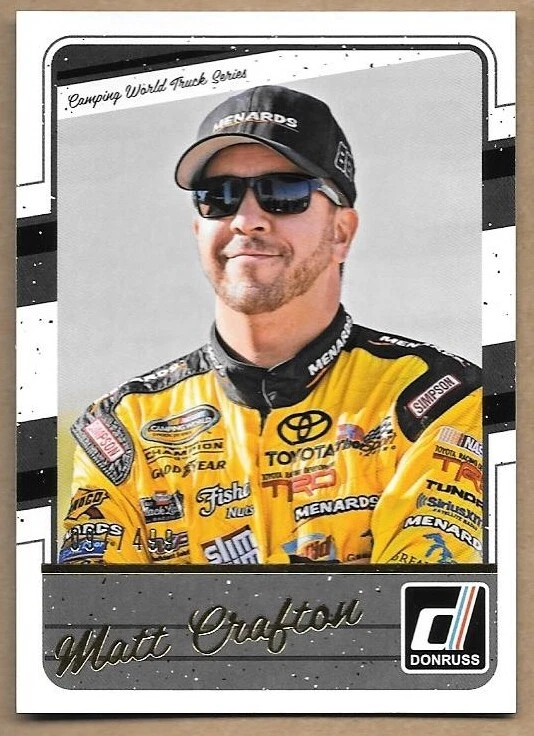 2017 Donruss Racing Matt Crafton 97/499 NASCAR - Image 1 of 2