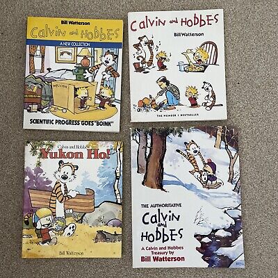 Calvin & Hobbes Series Bill Watterson Books Set Of 4 Book 9 1 4 & 7 Good • 6.99£