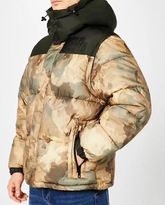 NWT $330 Armani Exchange Camouflage Puffer Removable Hoodie Men’s Jacket Size: M - Image 1 of 4